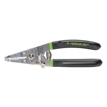 GREENLEE Greenlee 332-1955-SS 10 - 18 Awg SS Wire Stripper Pro 332-1955-SS